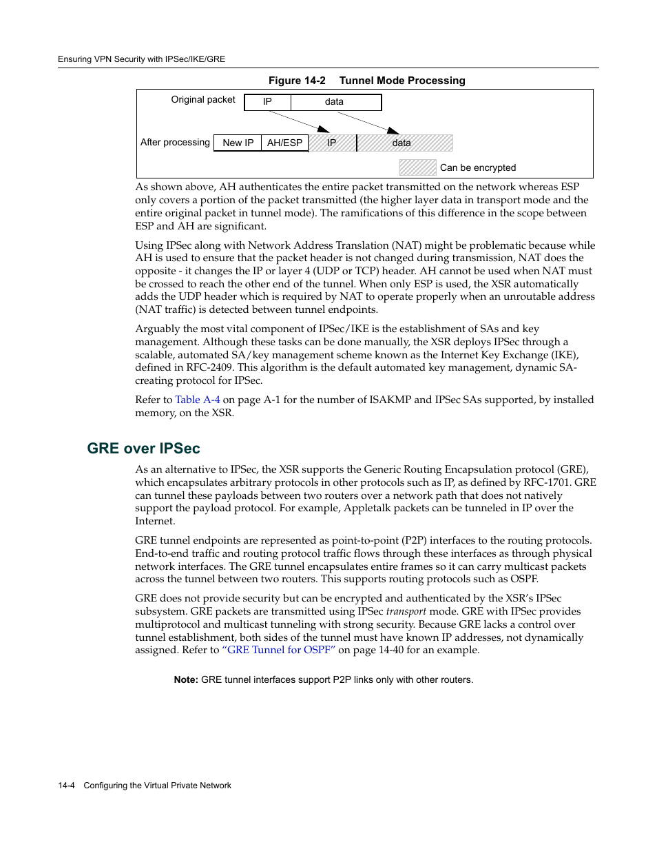 Gre over ipsec, Gre over ipsec -4 | Enterasys Networks Security Router X-PeditionTM User Manual | Page 326 / 466