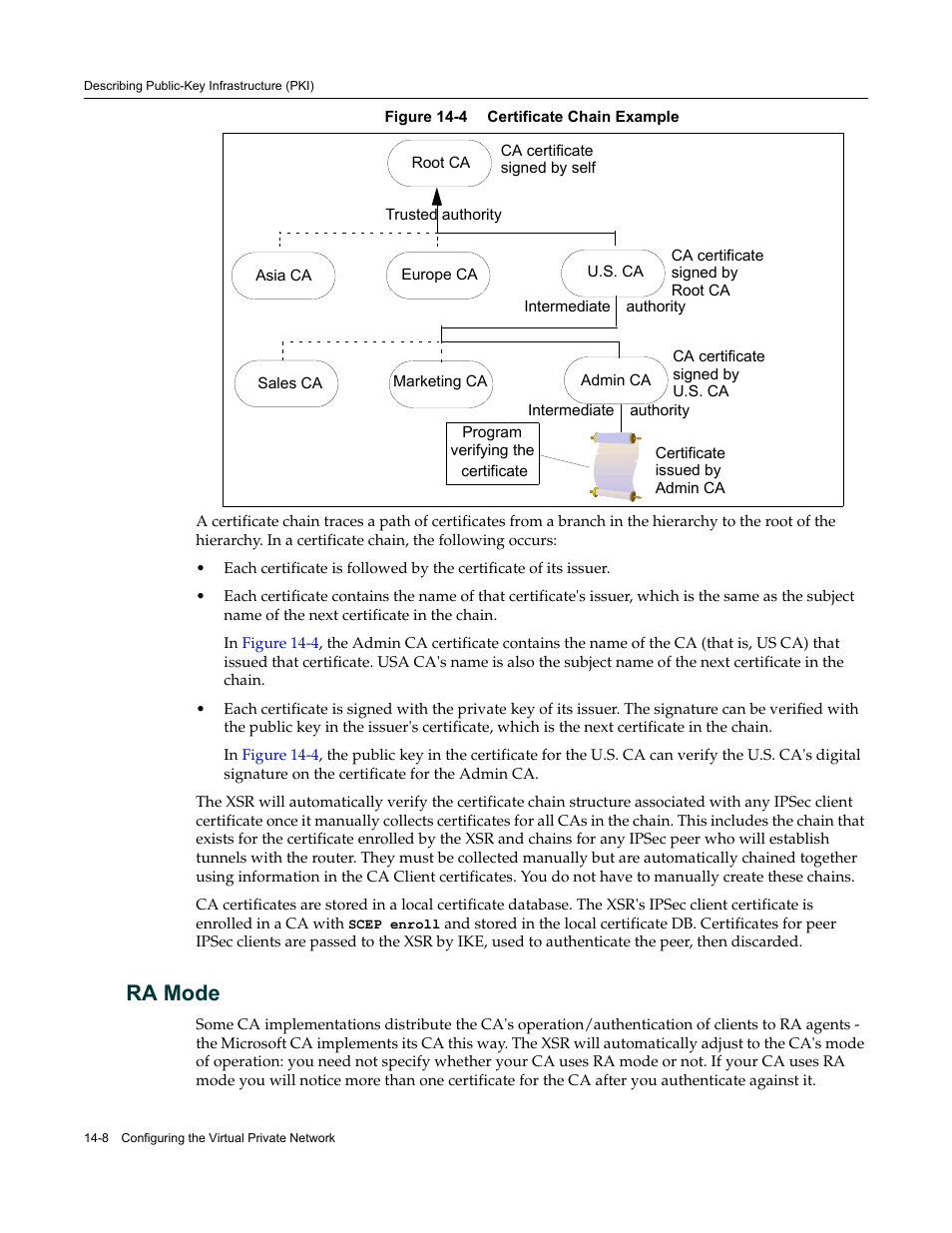 Ra mode, Ra mode -8, Figure 14-4 | Enterasys Networks Security Router X-PeditionTM User Manual | Page 330 / 466