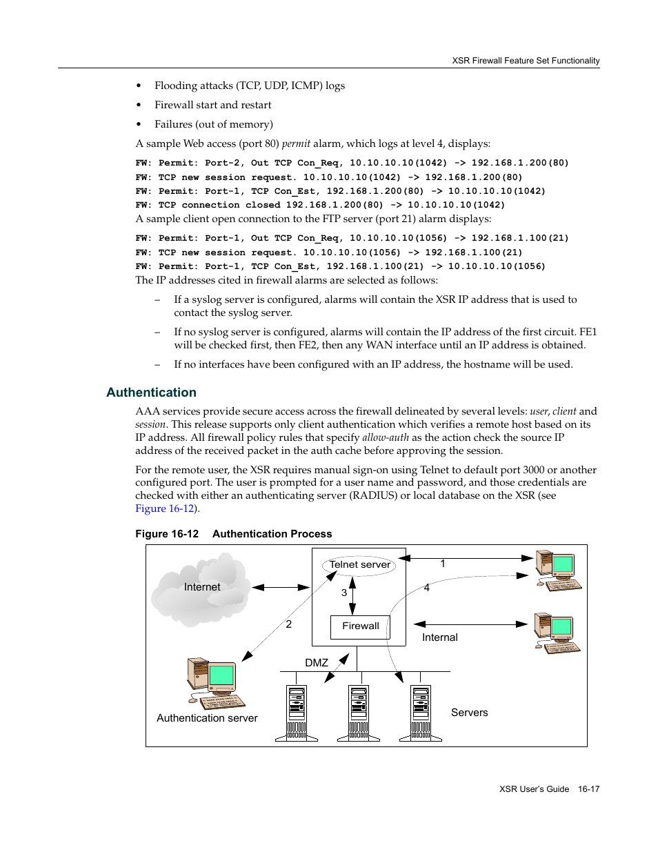 Authentication, Authentication -17 | Enterasys Networks Security Router X-PeditionTM User Manual | Page 403 / 466