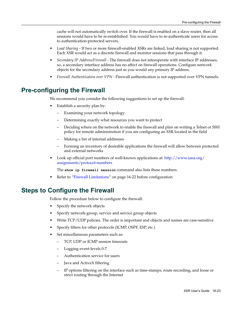 Pre-configuring the firewall, Steps to configure the firewall | Enterasys Networks Security Router X-PeditionTM User Manual | Page 409 / 466