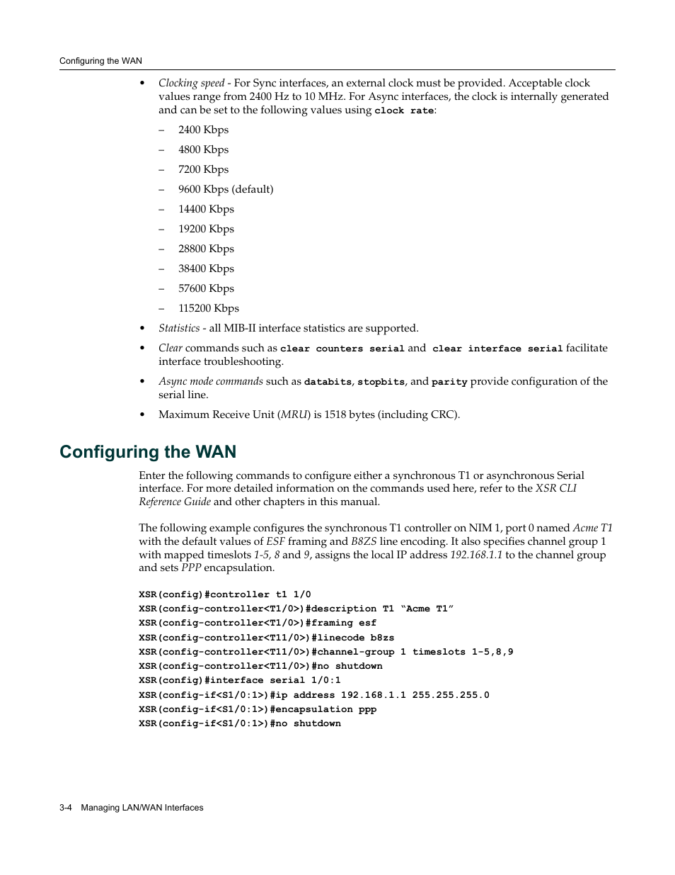Configuring the wan, Configuring the wan -4 | Enterasys Networks Security Router X-PeditionTM User Manual | Page 86 / 466