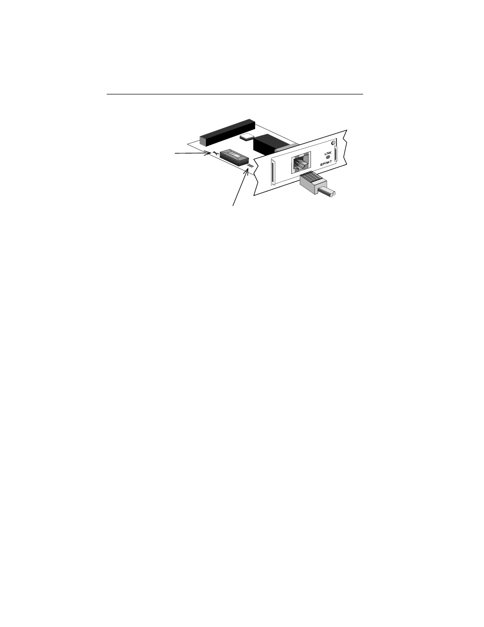 Figure 3-1. epim-t cross-over switch, Insert the rj45 connector on the twisted pair s, Check that the epim’s lnk led is on. if the led | A. check that the 10base-t device at the other end, B. verify that the rj45 connector on the twisted p, C. check the cable for continuity, D. check that the twisted pair connection meets db, E. check that the crossover switch is in the corre | Enterasys Networks BRIM-E6 User Manual | Page 20 / 41