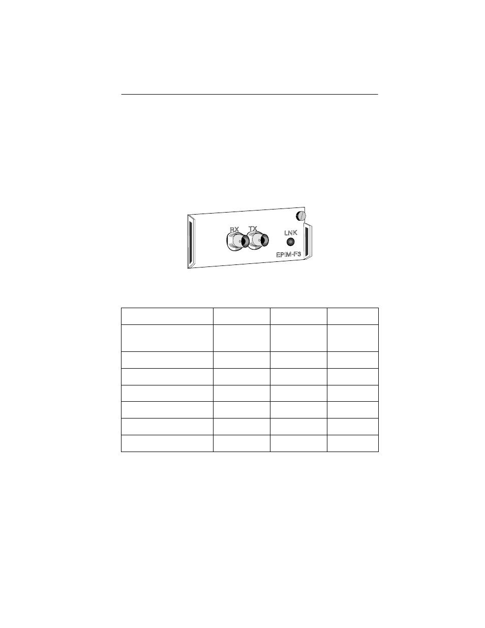 A.3 epim-f3 (single mode fiber optic port), Figure a-3. epim-f3 | Enterasys Networks BRIM-E6 User Manual | Page 31 / 41