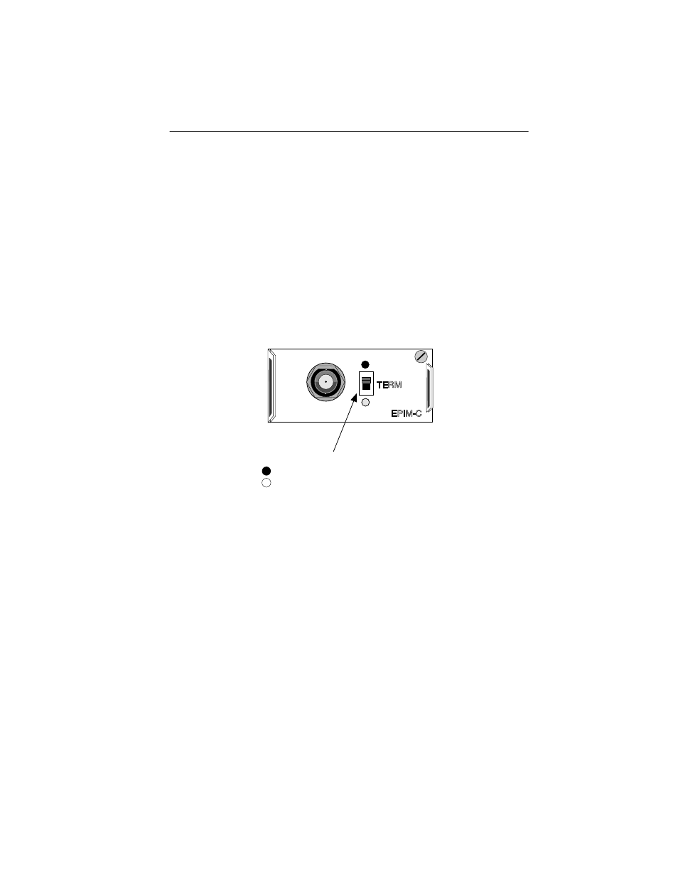 A.4 epim-c (bnc port), Figure a-4. epim-c (with bnc port) | Enterasys Networks BRIM-E6 User Manual | Page 33 / 41