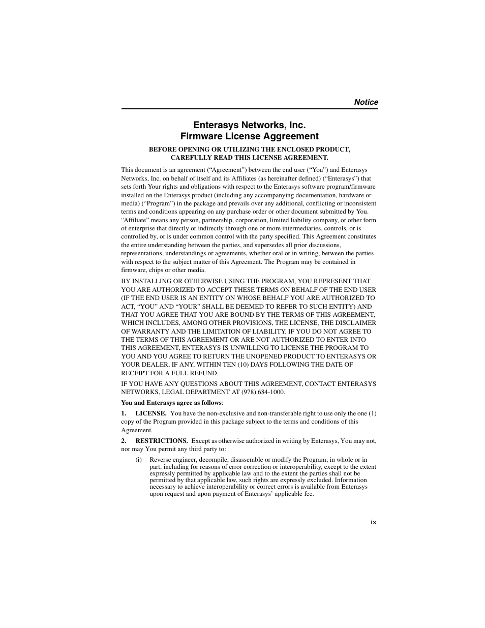 Enterasys Networks V2H124-24P User Manual | Page 11 / 68