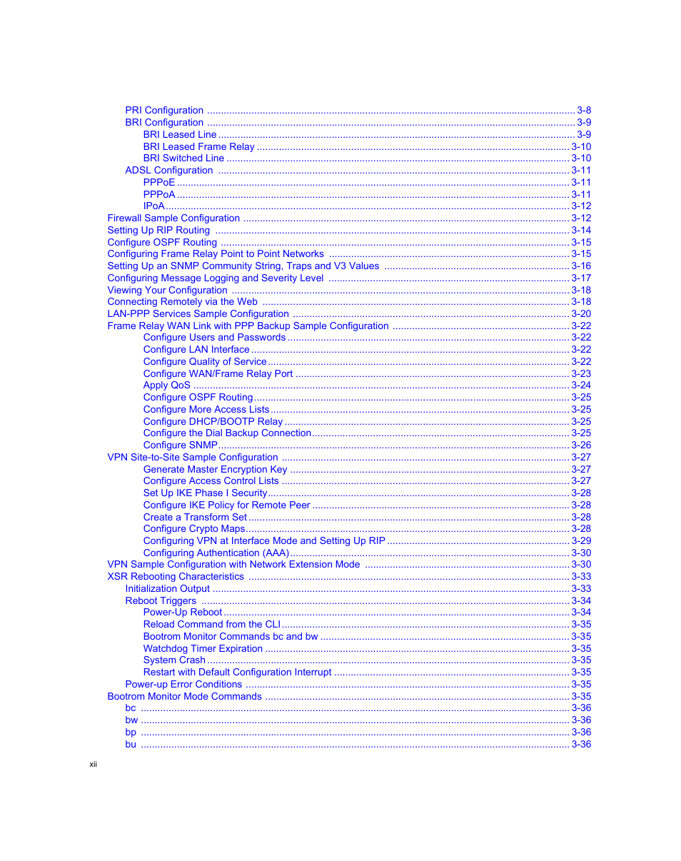 Enterasys Networks XSR-3150 User Manual | Page 14 / 110