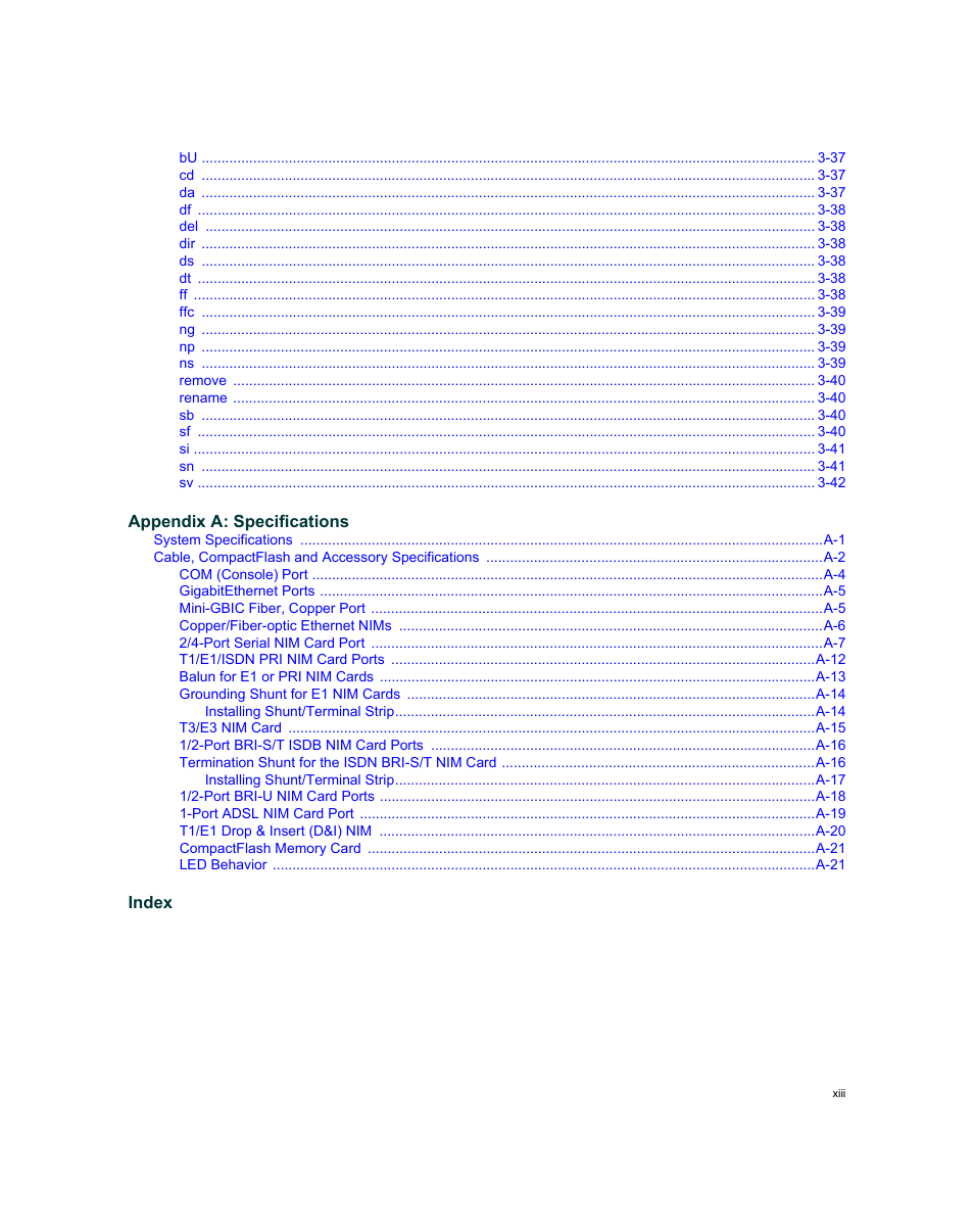 Enterasys Networks XSR-3150 User Manual | Page 15 / 110