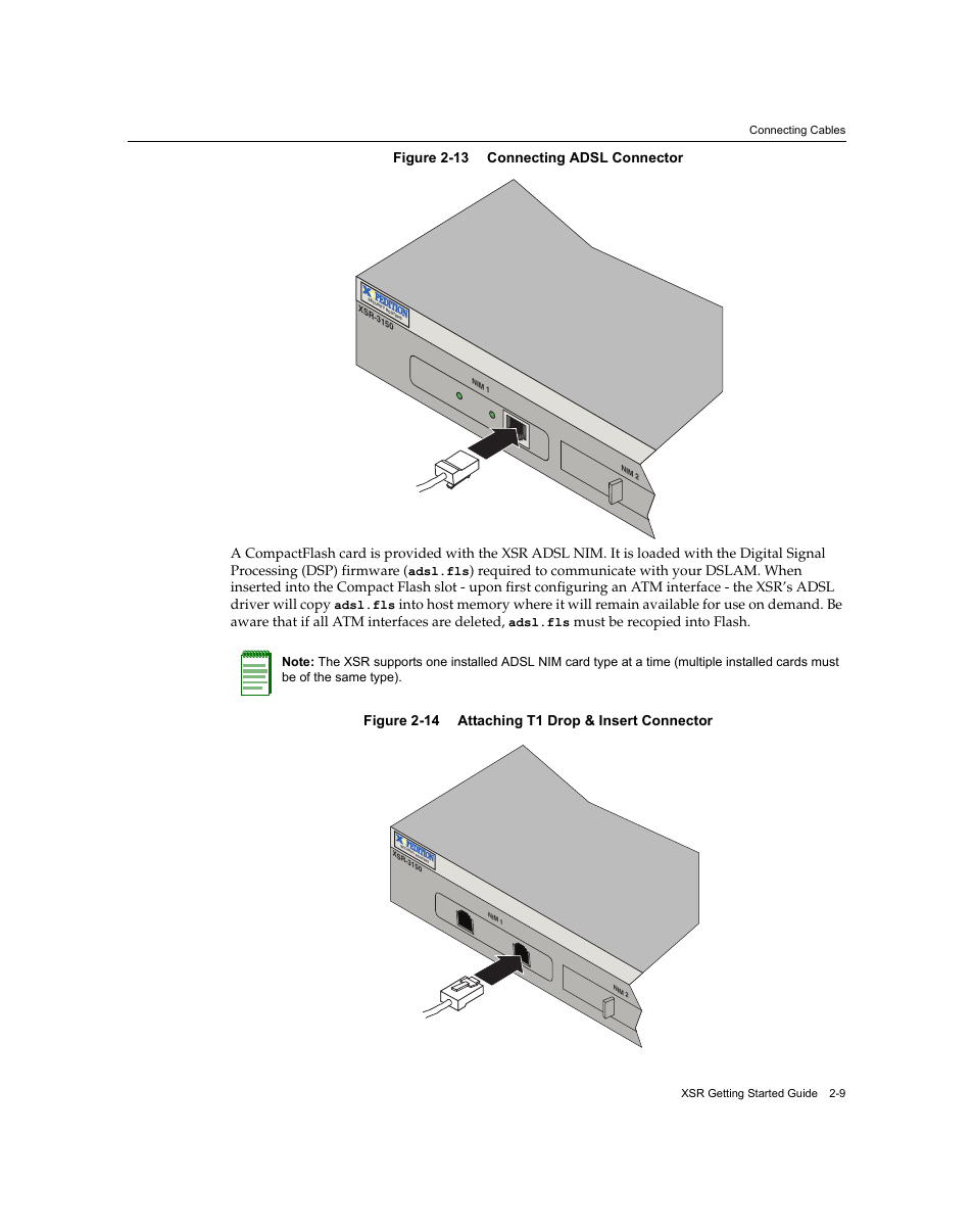 Figure 2-13, Figure 2-14 | Enterasys Networks XSR-3150 User Manual | Page 41 / 110