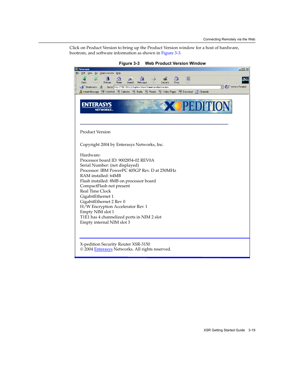 Enterasys Networks XSR-3150 User Manual | Page 63 / 110