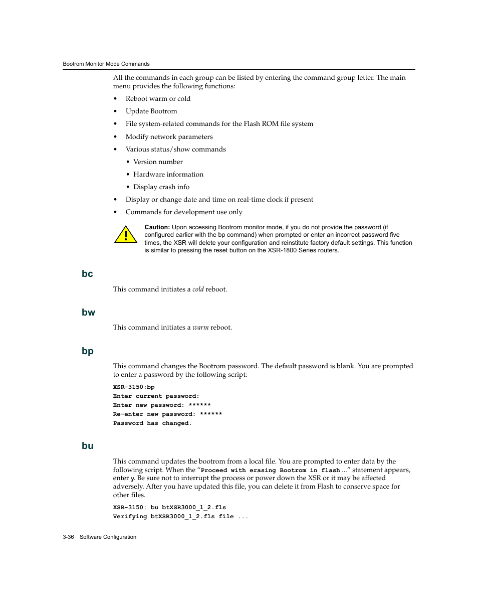 Bc -36 bw -36 bp -36 bu -36 | Enterasys Networks XSR-3150 User Manual | Page 80 / 110