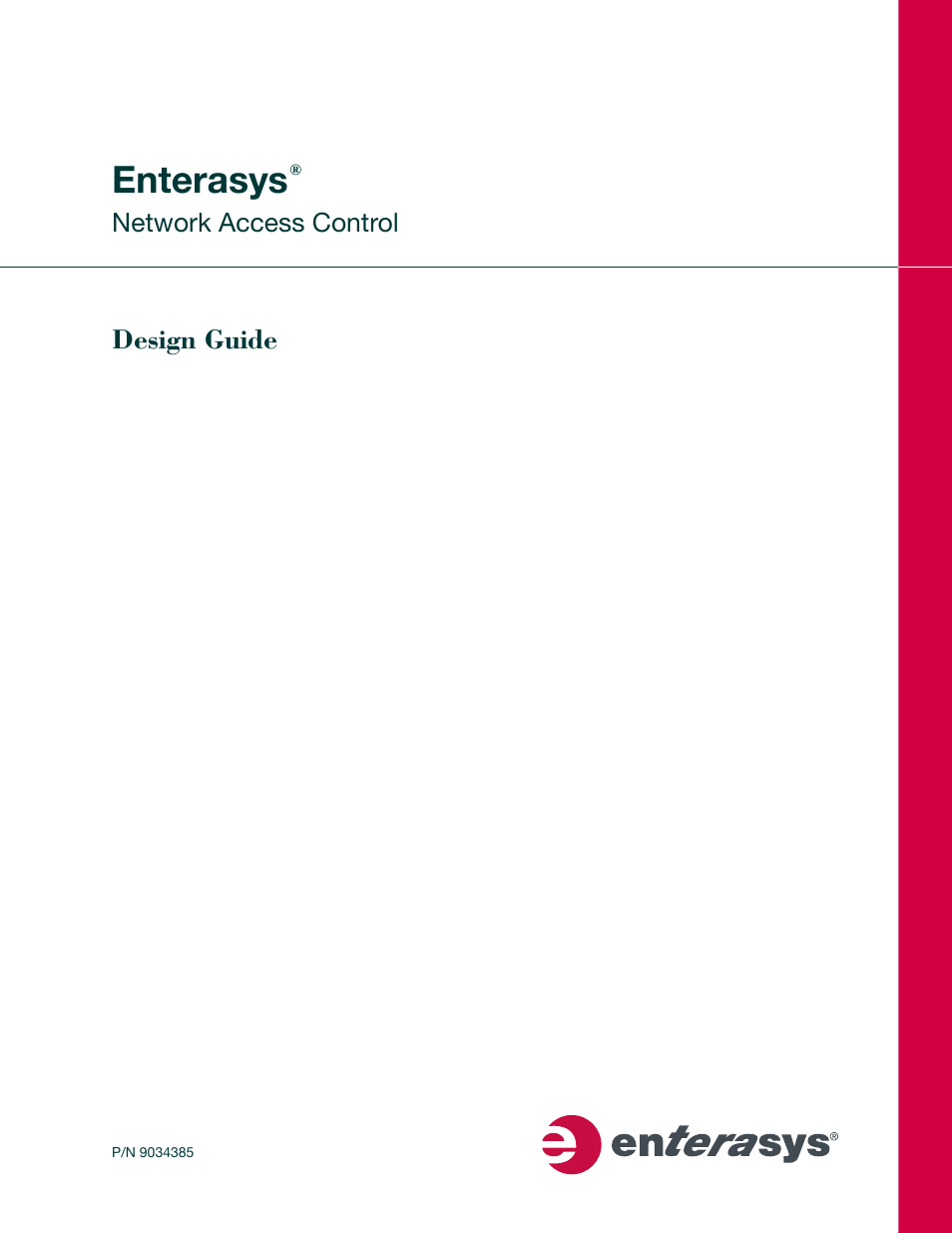 Enterasys Networks 9034385 User Manual | 98 pages