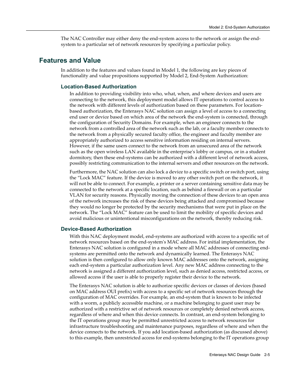 Features and value, Features and value -5 | Enterasys Networks 9034385 User Manual | Page 27 / 98