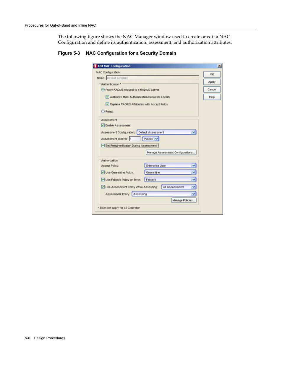Nac configuration for a security domain -6 | Enterasys Networks 9034385 User Manual | Page 70 / 98