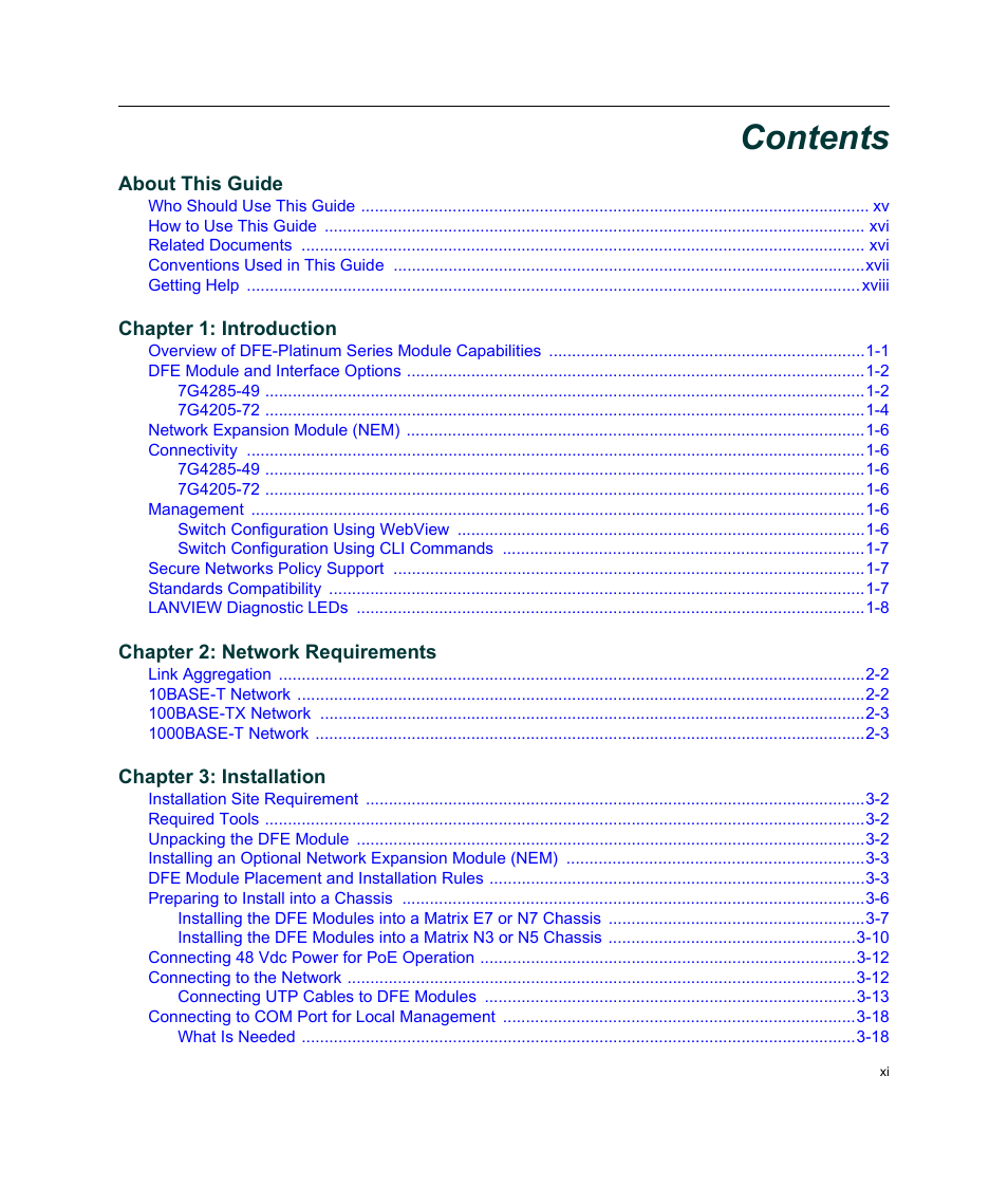 Enterasys Networks Enterasys Platinum Distributed Forwarding Engine 7G4285-49 User Manual | Page 13 / 96