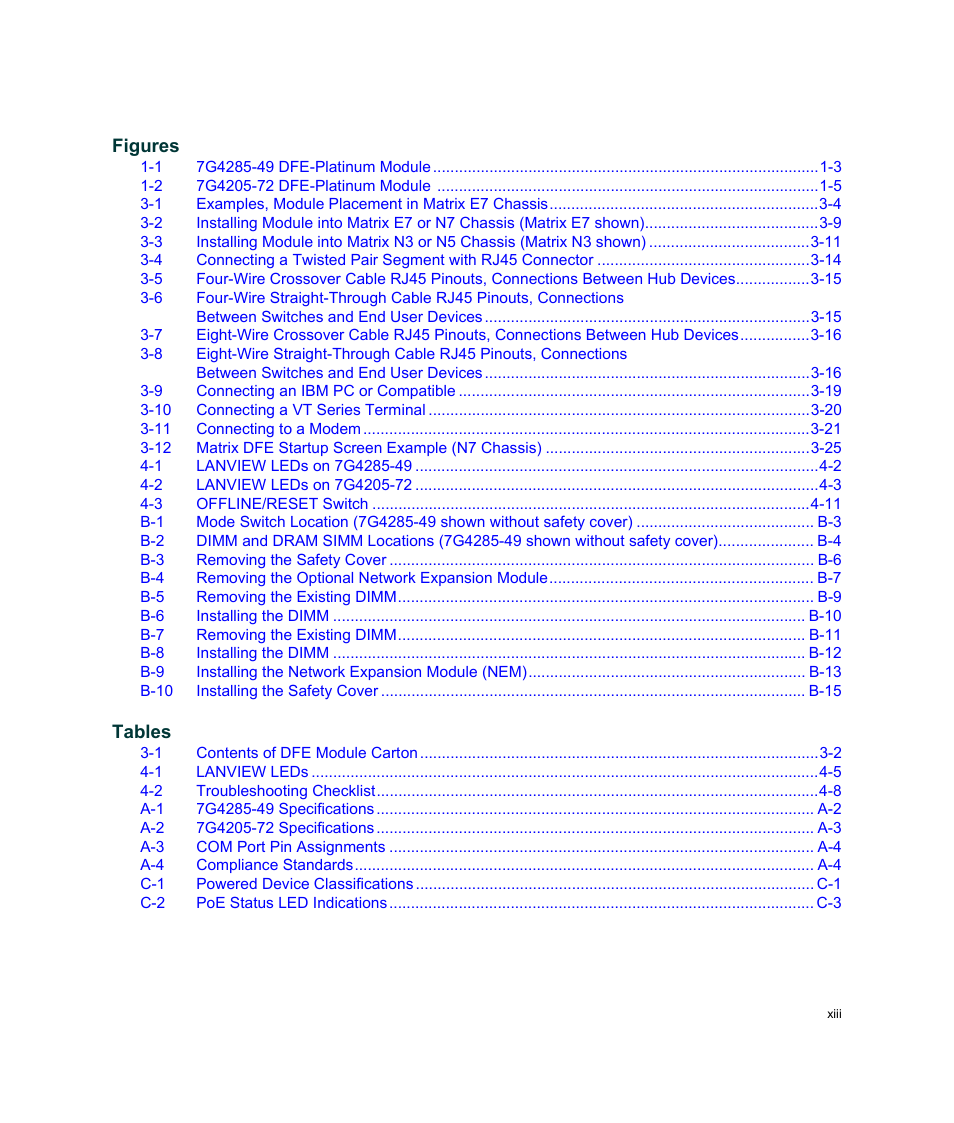 Enterasys Networks Enterasys Platinum Distributed Forwarding Engine 7G4285-49 User Manual | Page 15 / 96