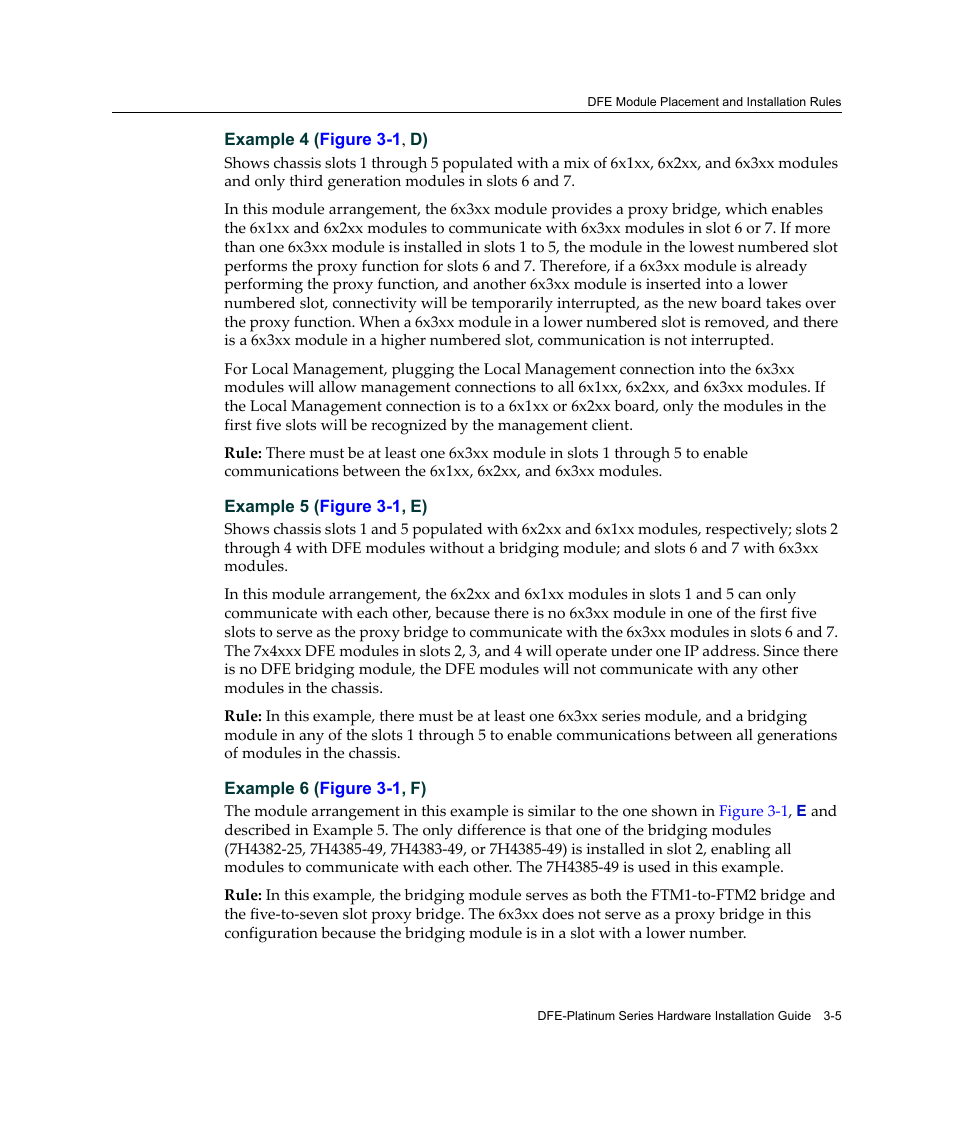 Enterasys Networks Enterasys Platinum Distributed Forwarding Engine 7G4285-49 User Manual | Page 37 / 96