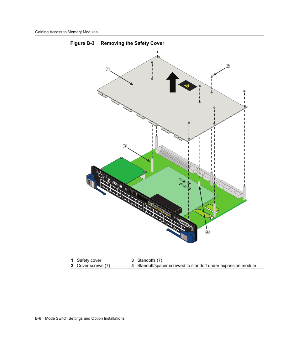 Figure b‐3 | Enterasys Networks Enterasys Platinum Distributed Forwarding Engine 7G4285-49 User Manual | Page 80 / 96