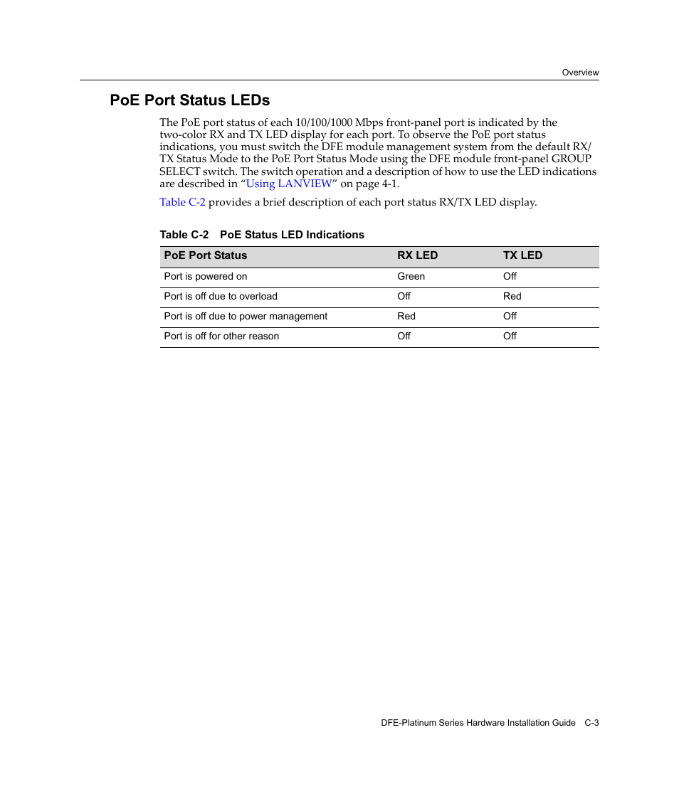 Poe port status leds | Enterasys Networks Enterasys Platinum Distributed Forwarding Engine 7G4285-49 User Manual | Page 93 / 96