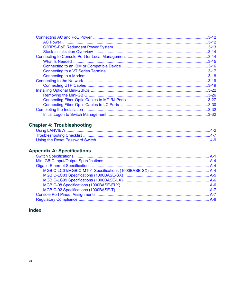 Enterasys Networks Enterasys SecureStack A2 A2H124-48P User Manual | Page 14 / 82