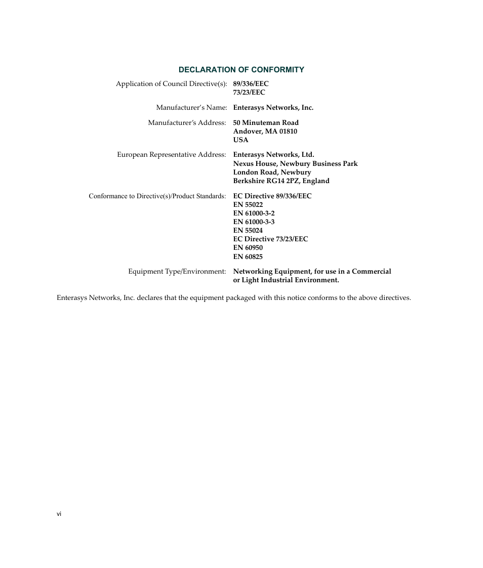 Enterasys Networks Enterasys SecureStack A2 A2H124-48P User Manual | Page 8 / 82