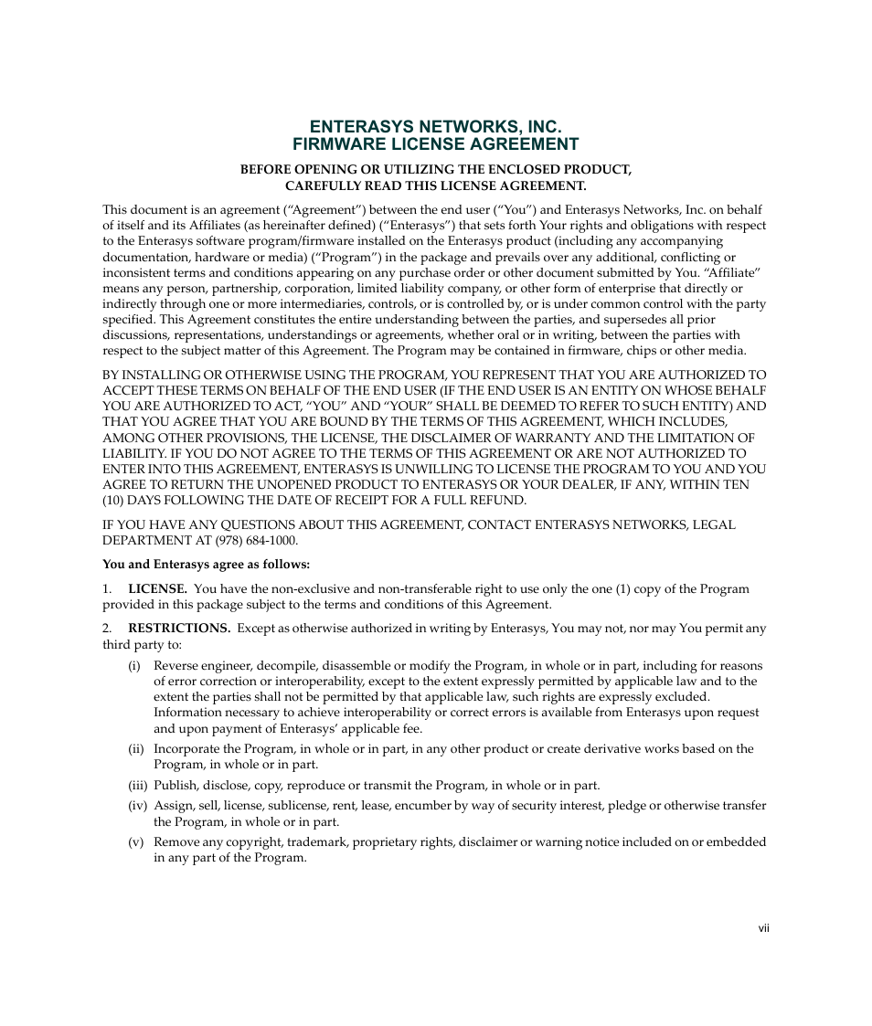 Enterasys Networks Enterasys SecureStack A2 A2H124-48P User Manual | Page 9 / 82