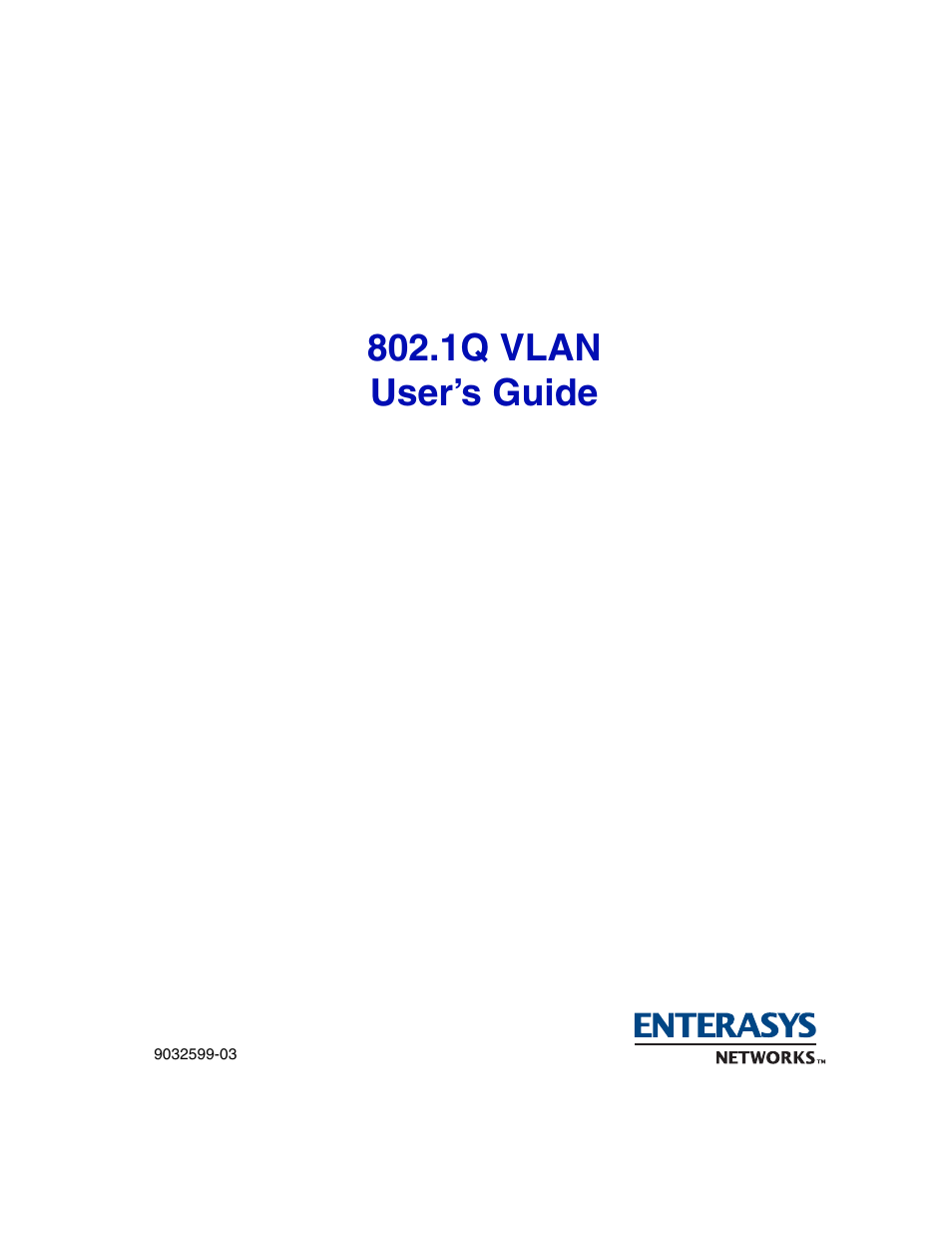 Enterasys Networks 802.1Q User Manual | 82 pages