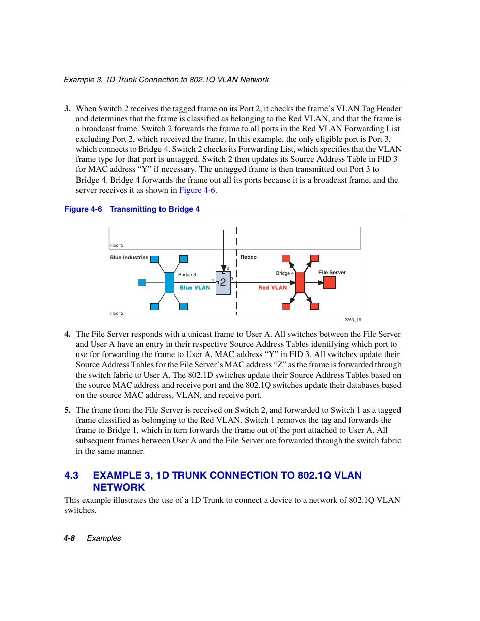 Transmitting to bridge 4 | Enterasys Networks 802.1Q User Manual | Page 68 / 82