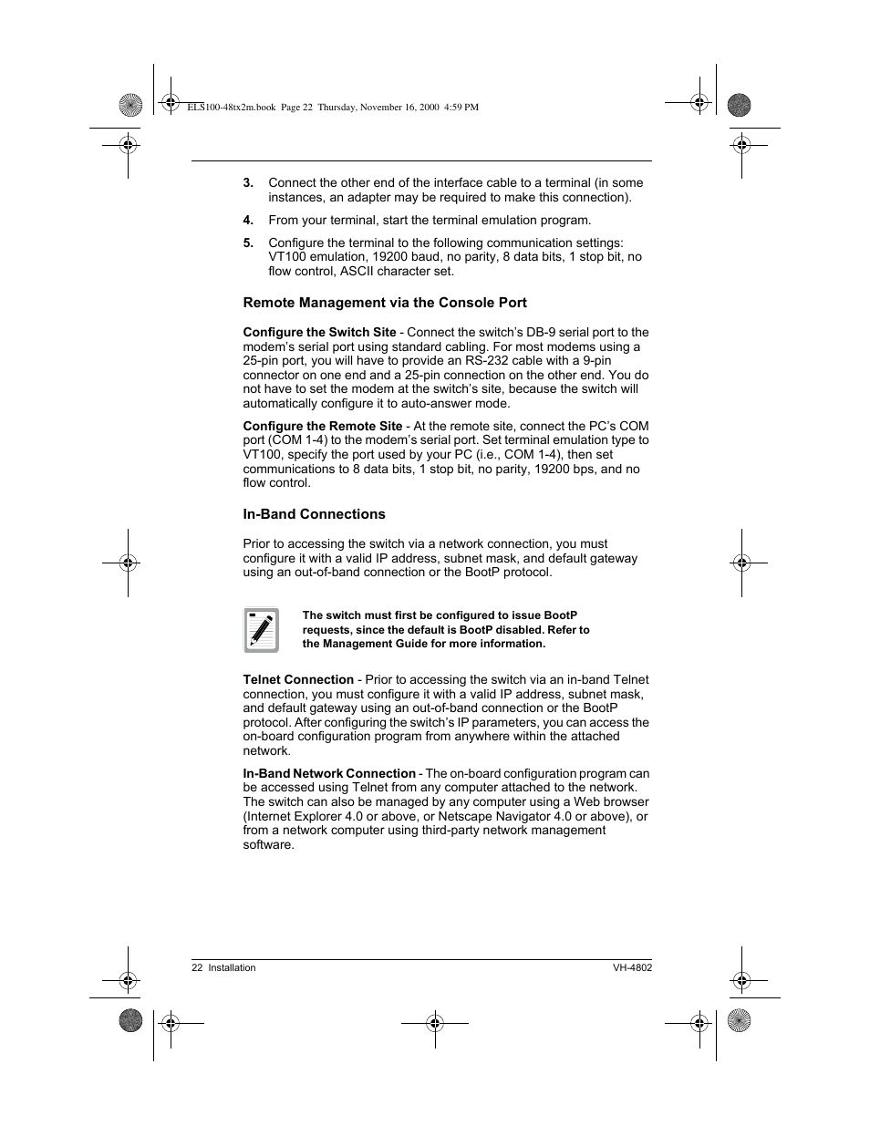 Enterasys Networks VH-4802 User Manual | Page 36 / 56