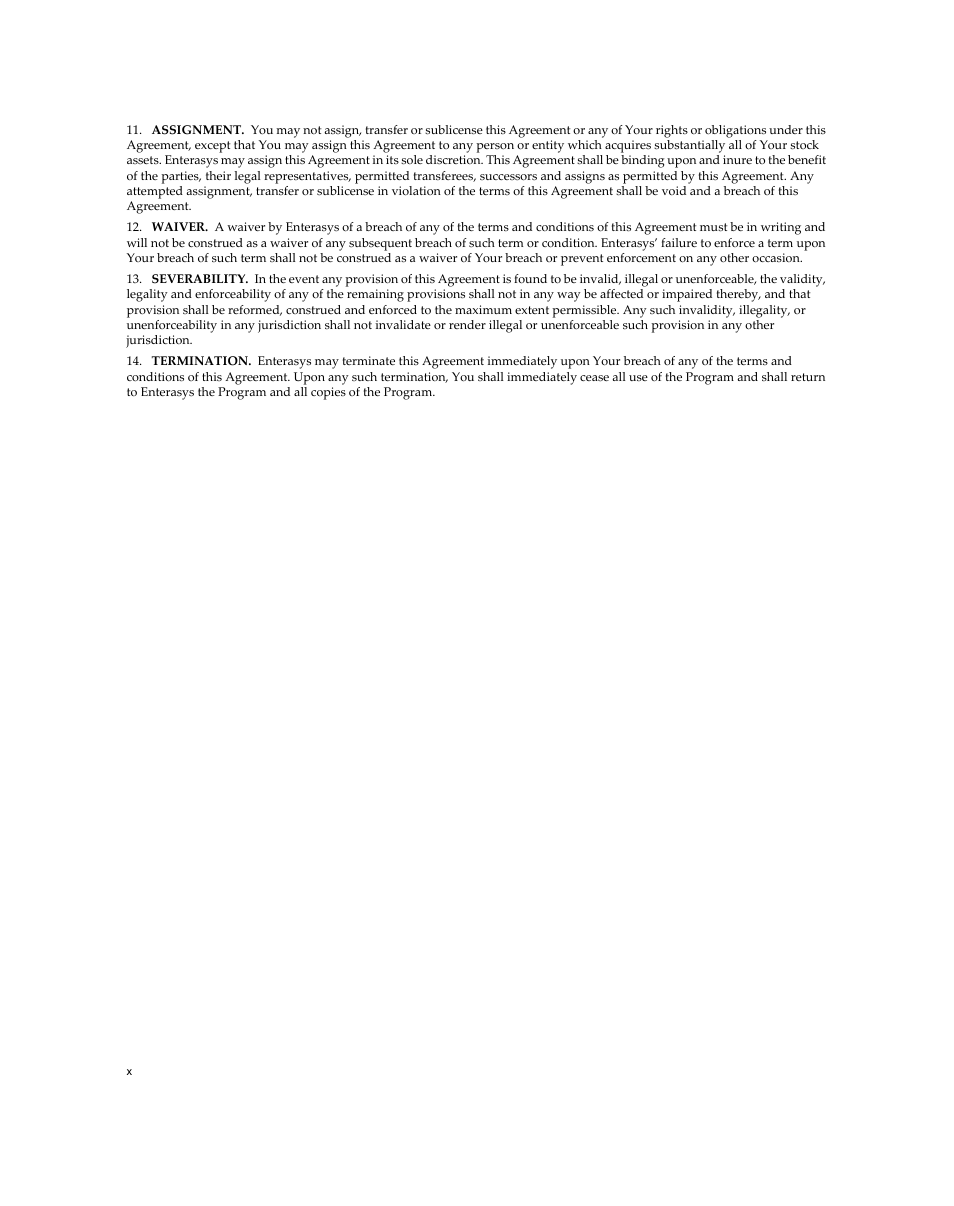 Enterasys Networks XSR-3020 User Manual | Page 12 / 110