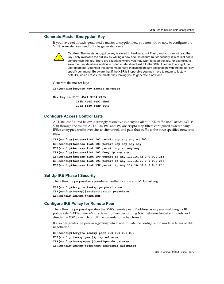 Enterasys Networks XSR-3020 User Manual | Page 71 / 110