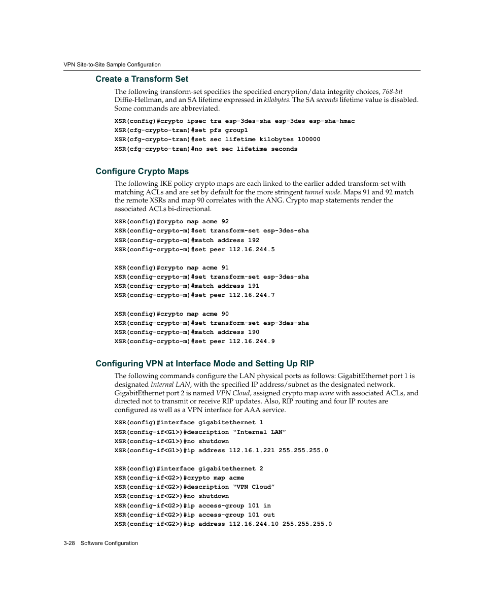 Enterasys Networks XSR-3020 User Manual | Page 72 / 110