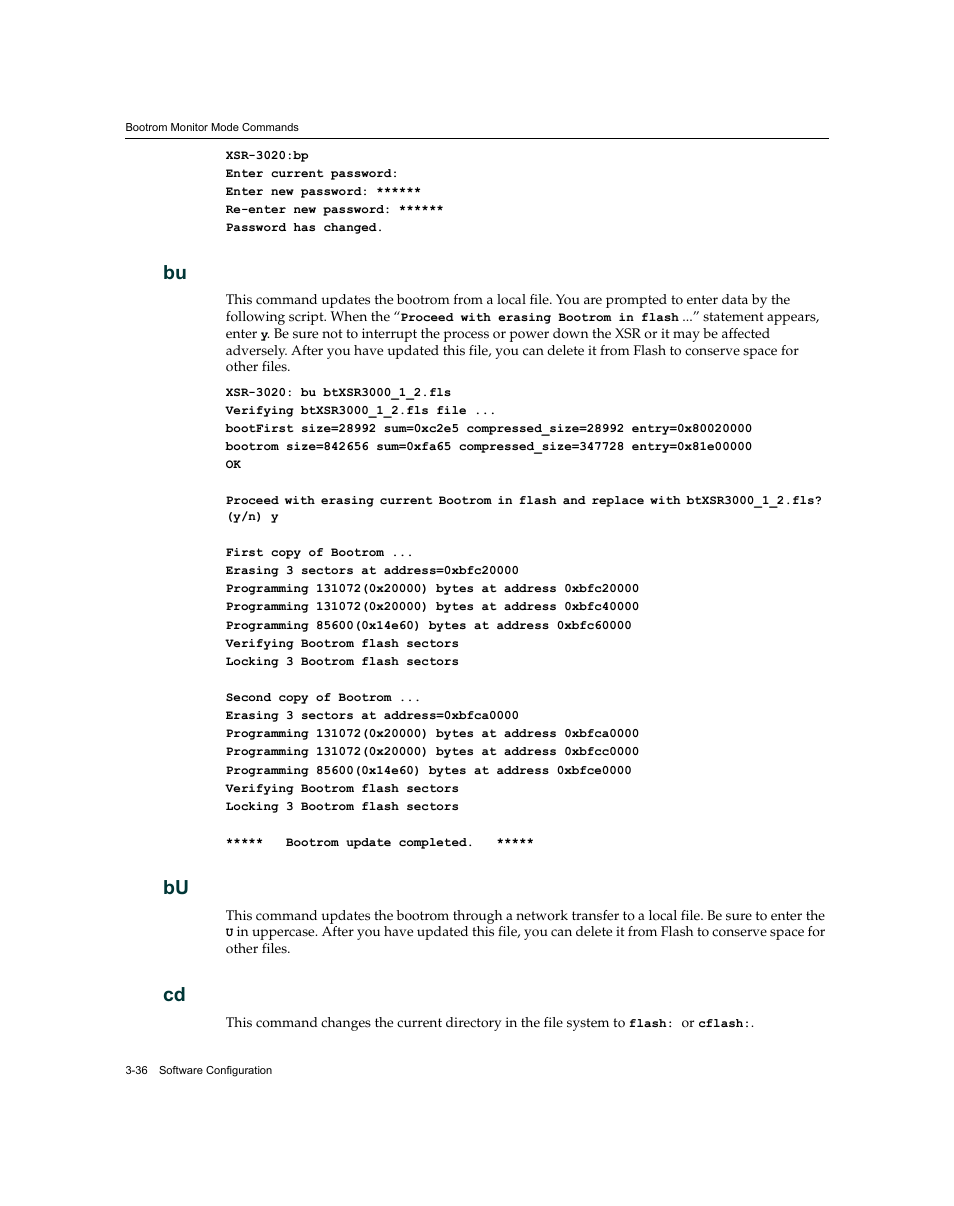 Bu -36 bu -36 cd -36 | Enterasys Networks XSR-3020 User Manual | Page 80 / 110