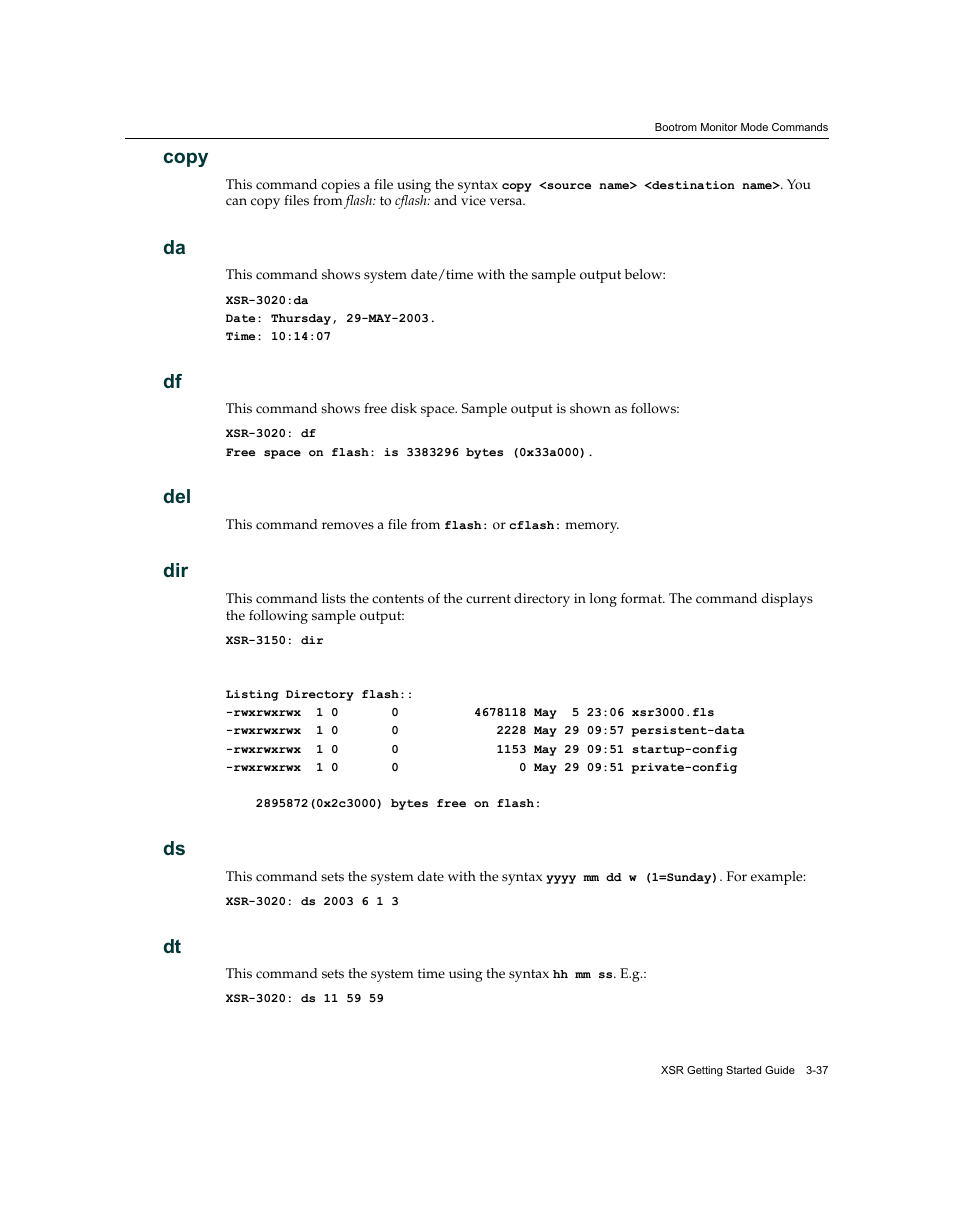 Copy | Enterasys Networks XSR-3020 User Manual | Page 81 / 110