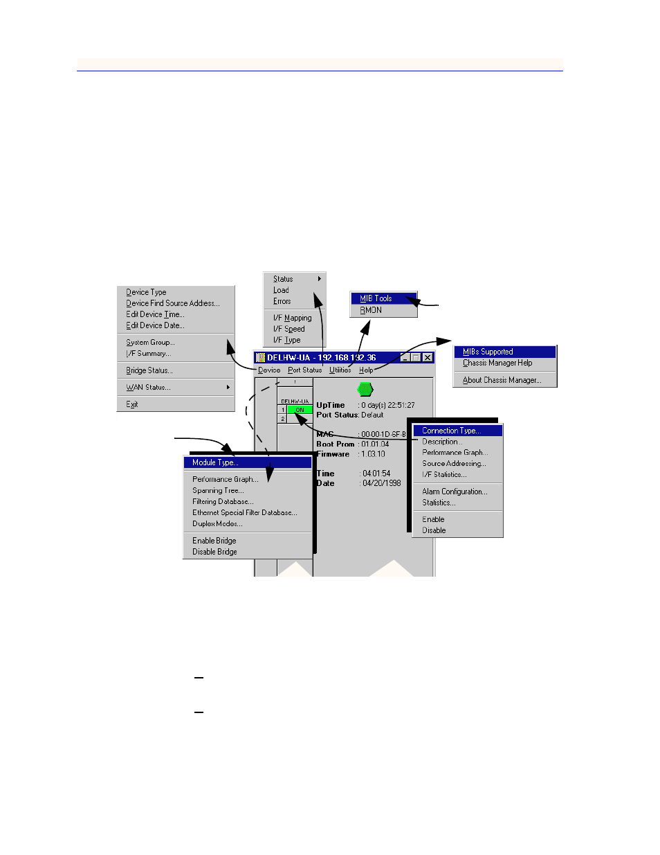 Menu structure, Menu structure -81 | Enterasys Networks 700 User Manual | Page 100 / 182