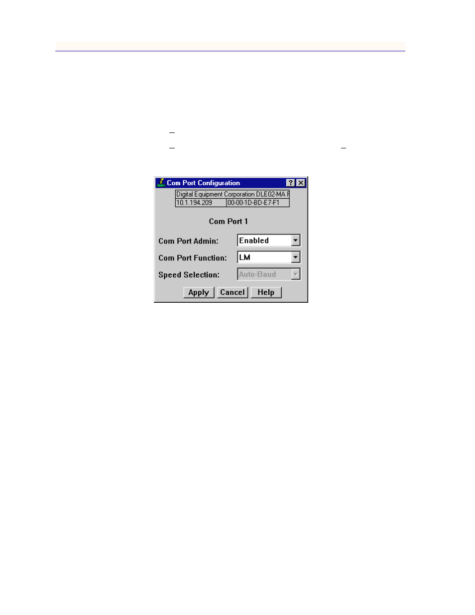 Configuring the com port, Configuring the com port -42, Le; see | Configuring the com por | Enterasys Networks 700 User Manual | Page 62 / 182