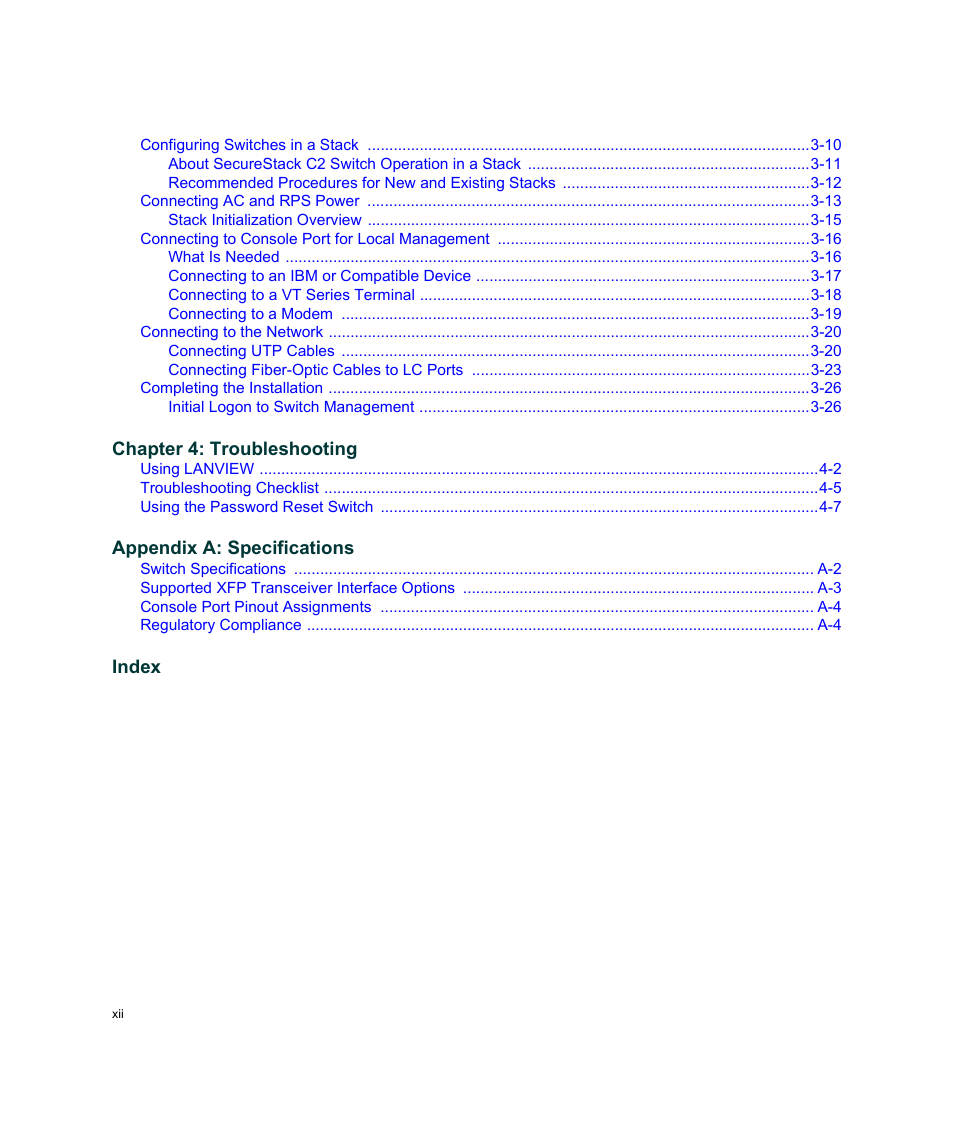 Enterasys Networks C2K122-24 User Manual | Page 14 / 70