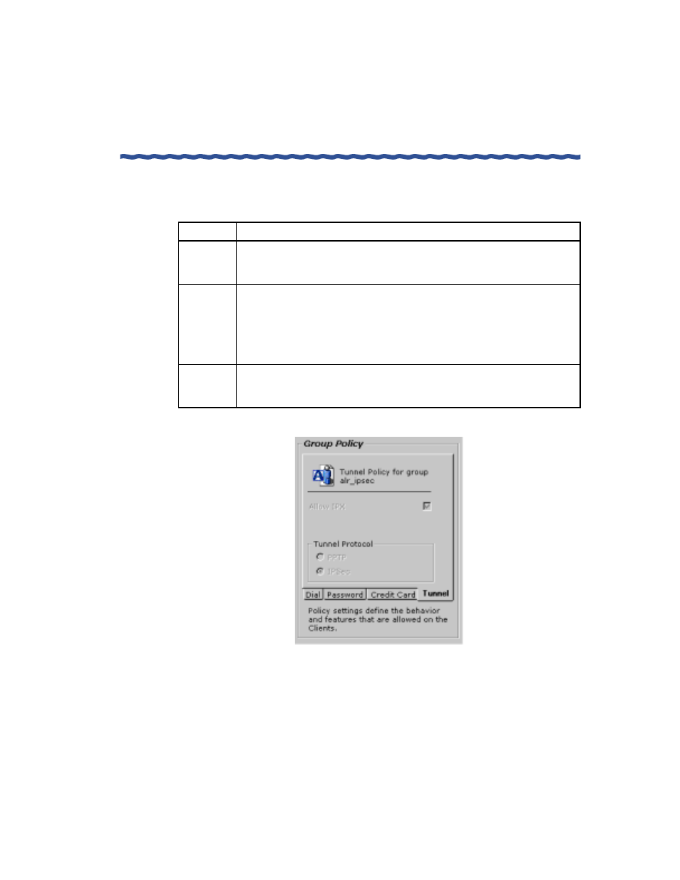 Table 8 tunnel policies | Enterasys Networks Network Card User Manual | Page 145 / 276