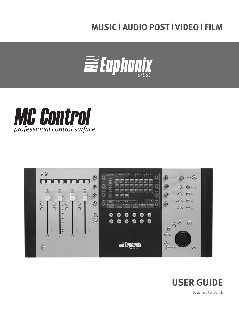 Euphonix MC Control User Manual | 60 pages