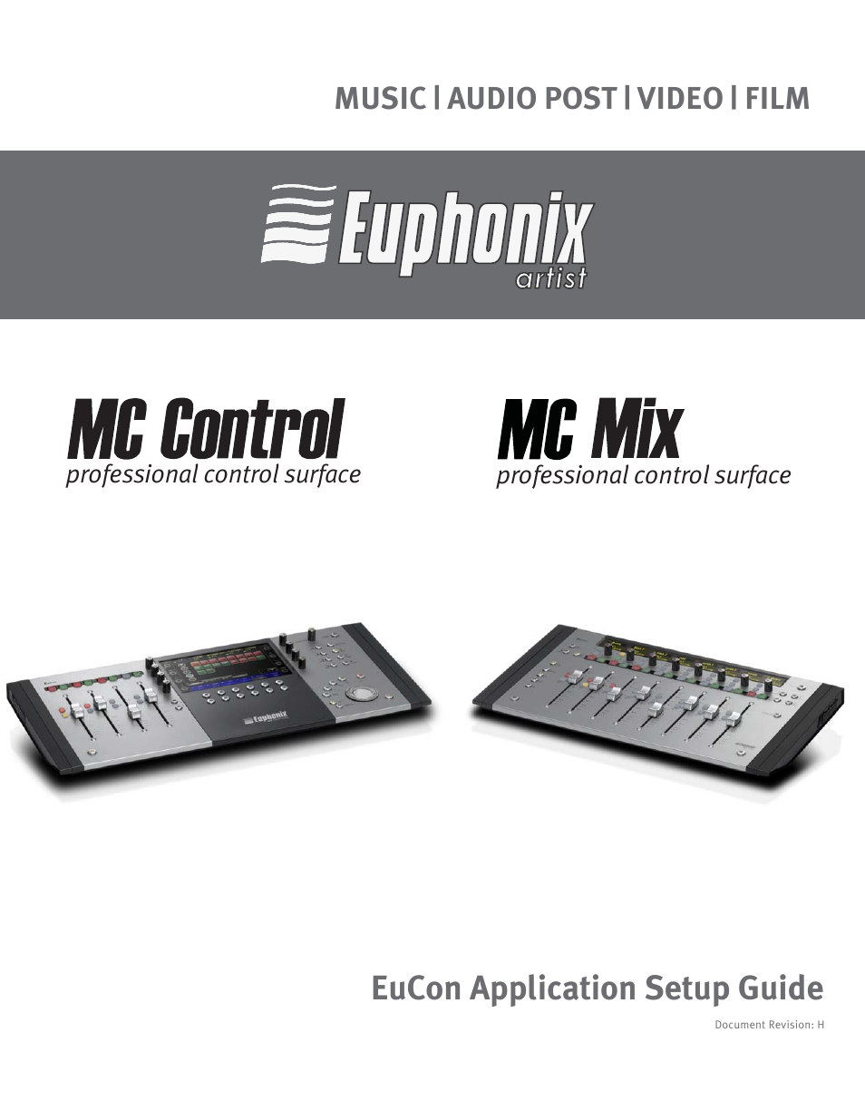 Euphonix MC Mix User Manual | 29 pages