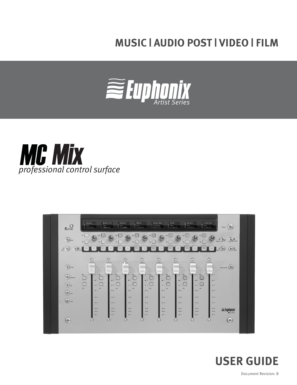 Euphonix EuCon User Manual | 52 pages