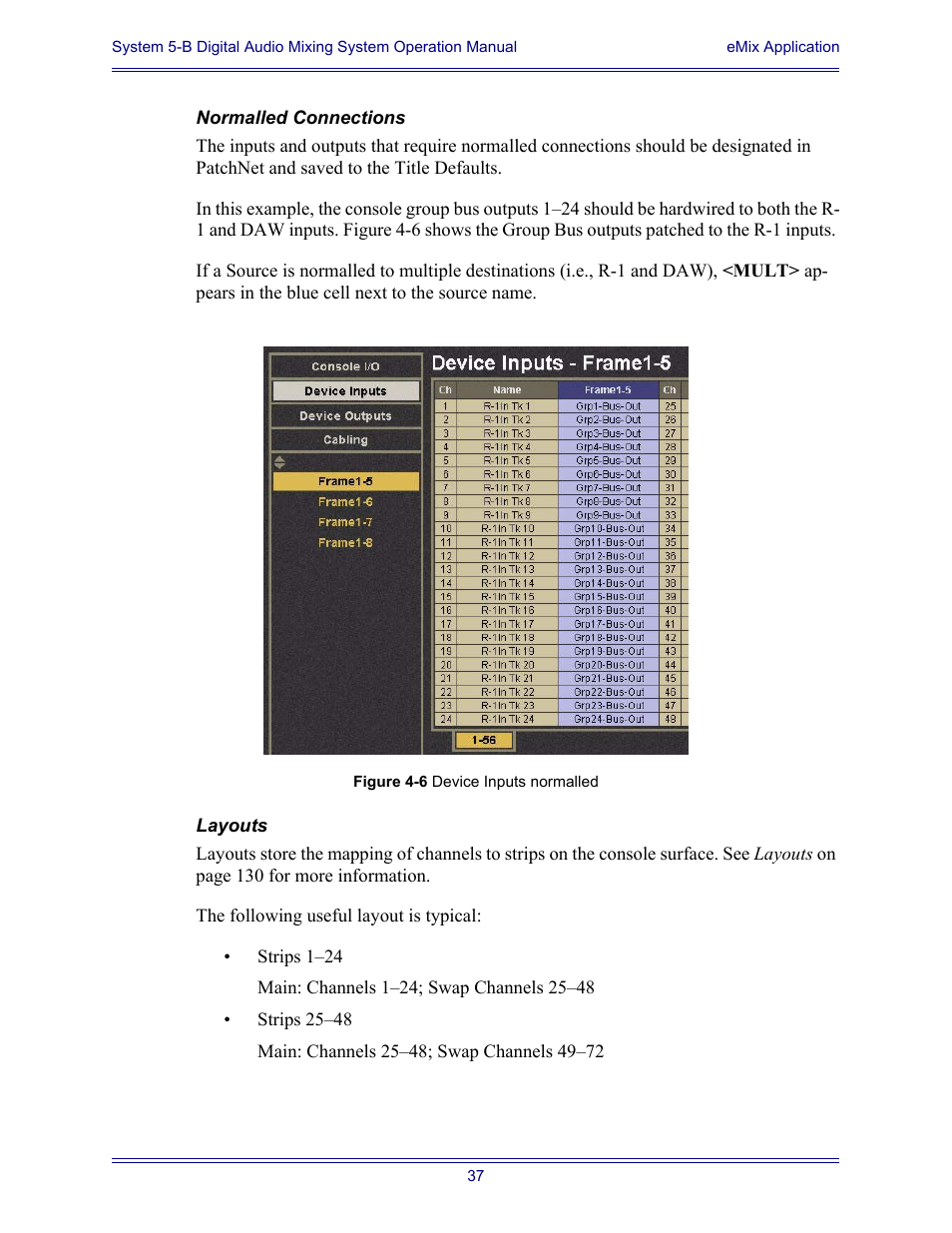 Euphonix System Digital Audio Mixing System 5B User Manual | Page 37 / 156