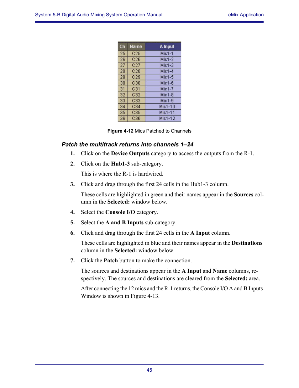 Euphonix System Digital Audio Mixing System 5B User Manual | Page 45 / 156