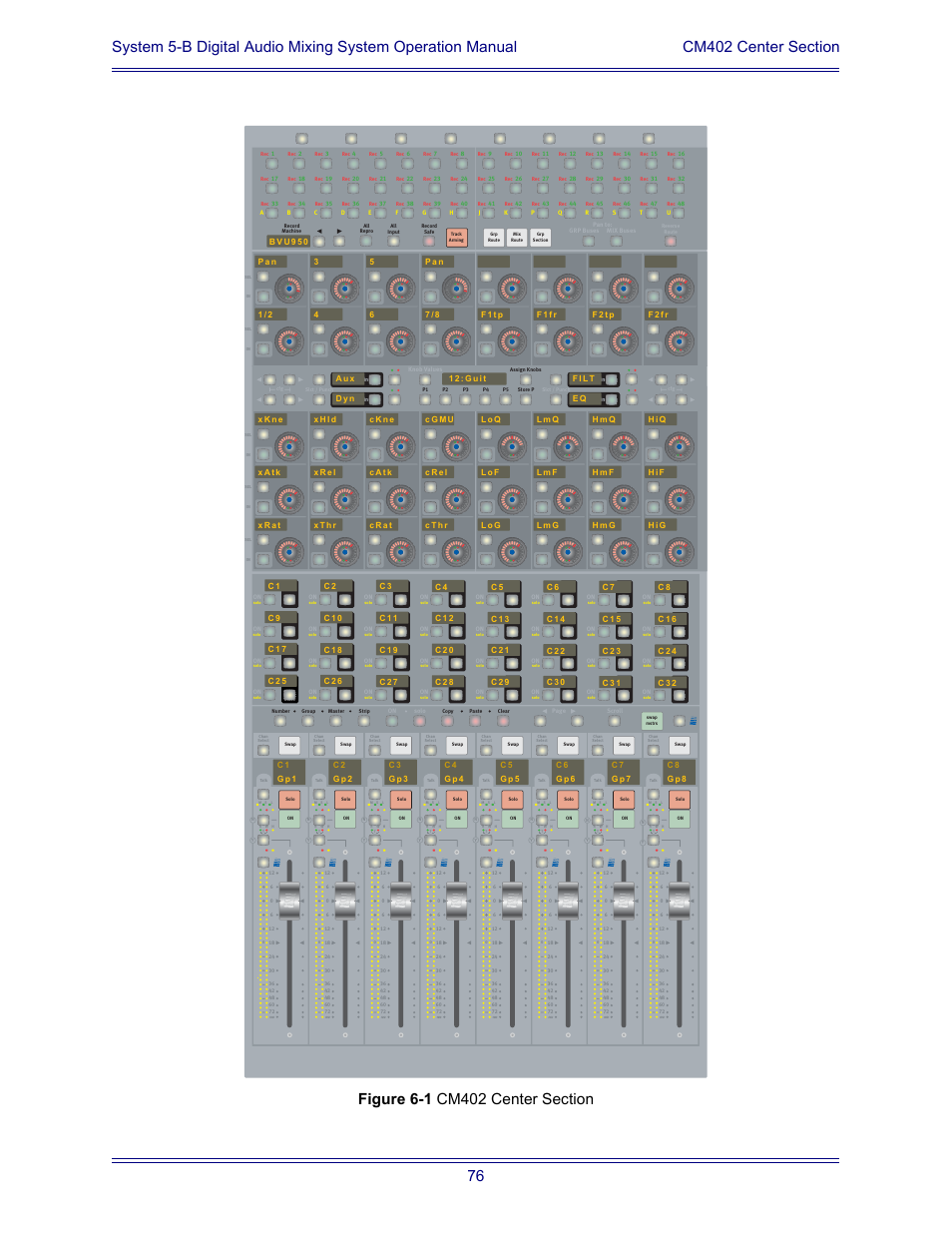 Euphonix System Digital Audio Mixing System 5B User Manual | Page 76 / 156