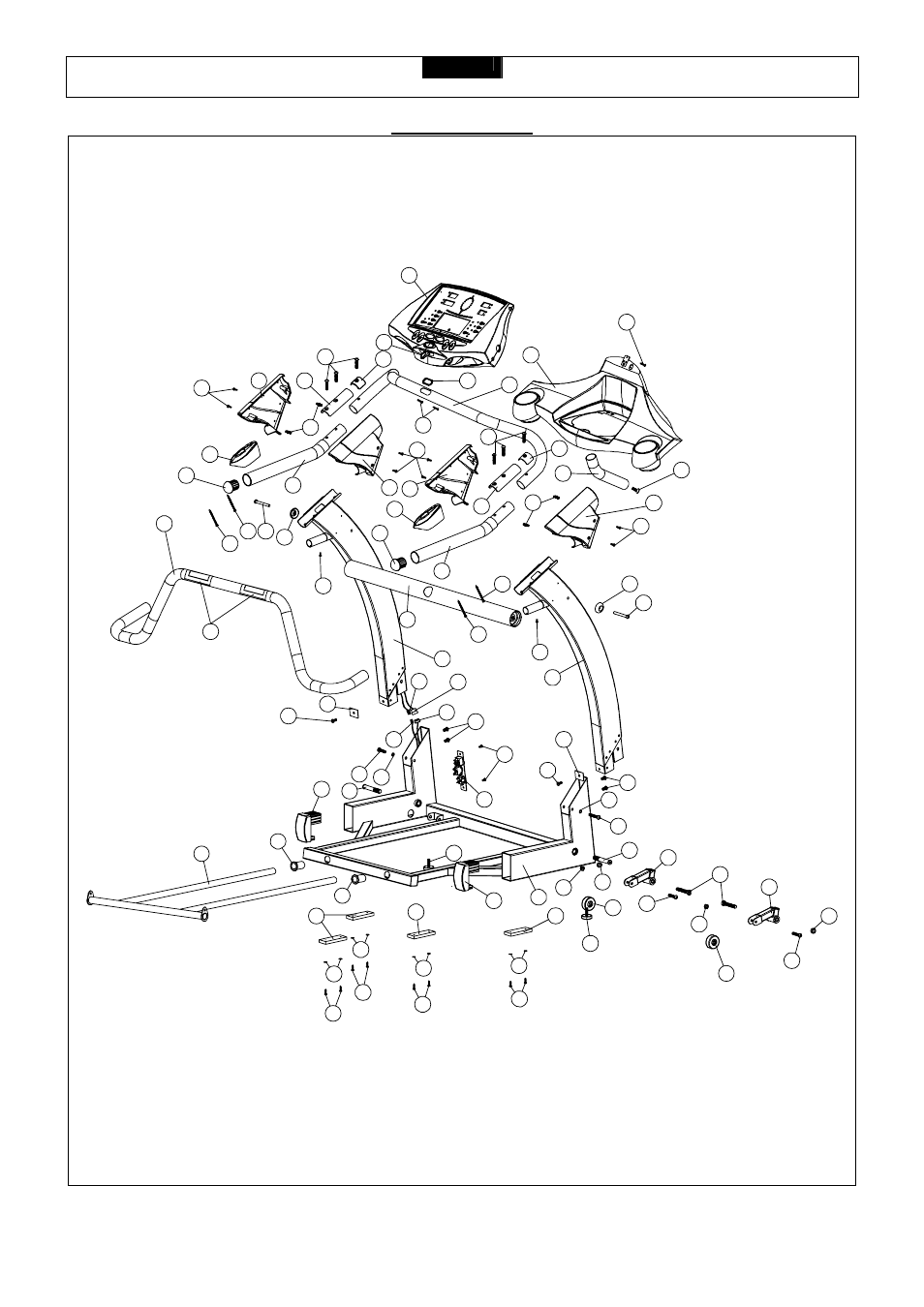 Parts diagram | Evo Fitness EVO1 User Manual | Page 8 / 27
