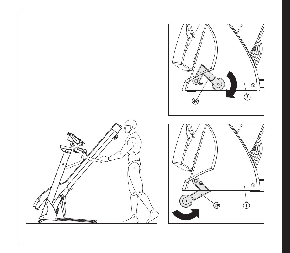 Roll away instructions | Evo Fitness EVO 1CD User Manual | Page 19 / 44