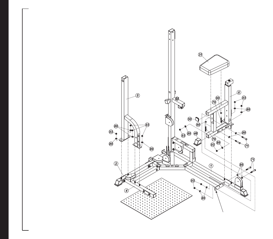 Assembly instructions | Evo Fitness 50551 User Manual | Page 10 / 32