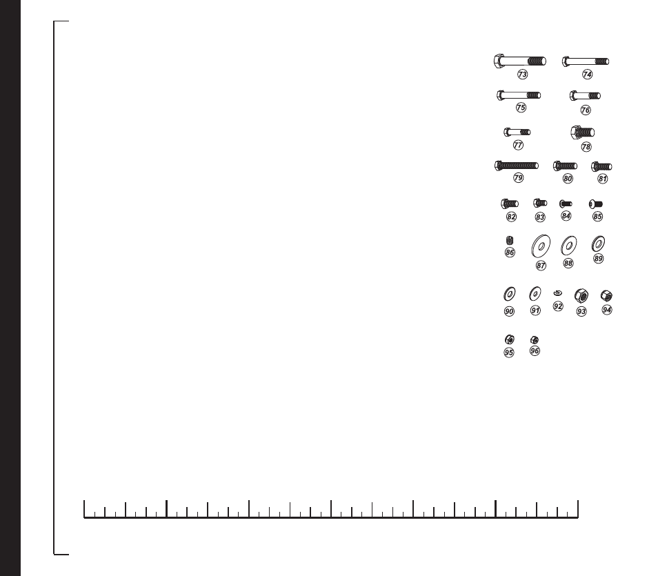 Part s list | Evo Fitness 50551 User Manual | Page 6 / 32