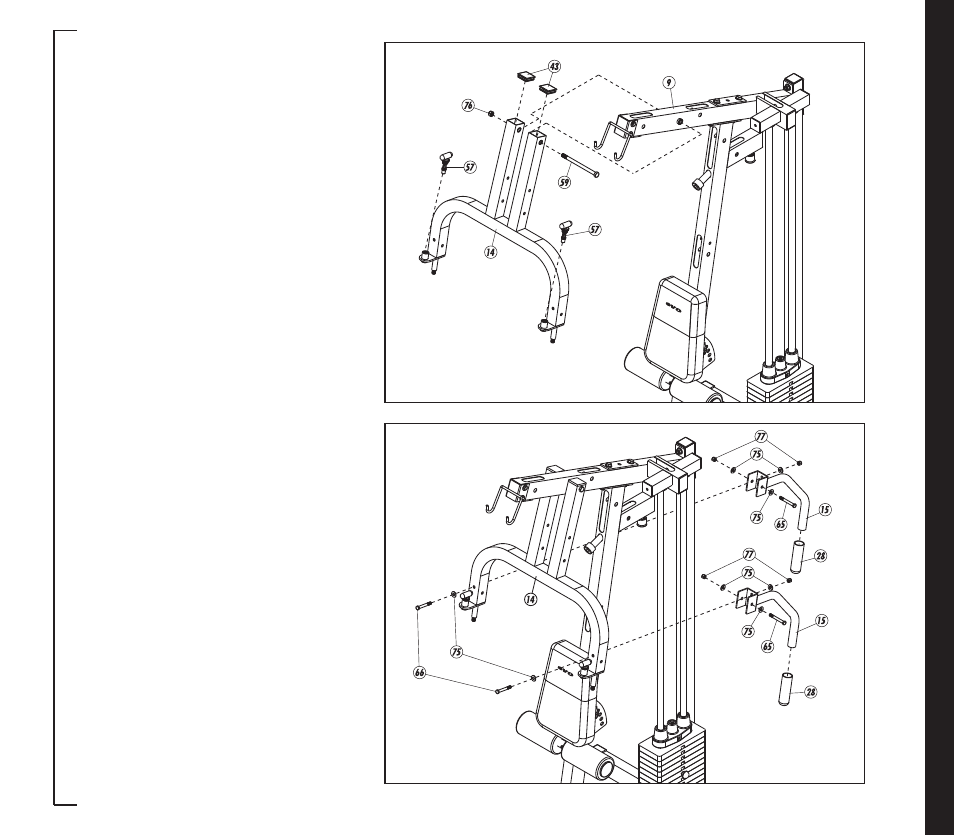 Assembly instructions | Evo Fitness 53553 User Manual | Page 13 / 28