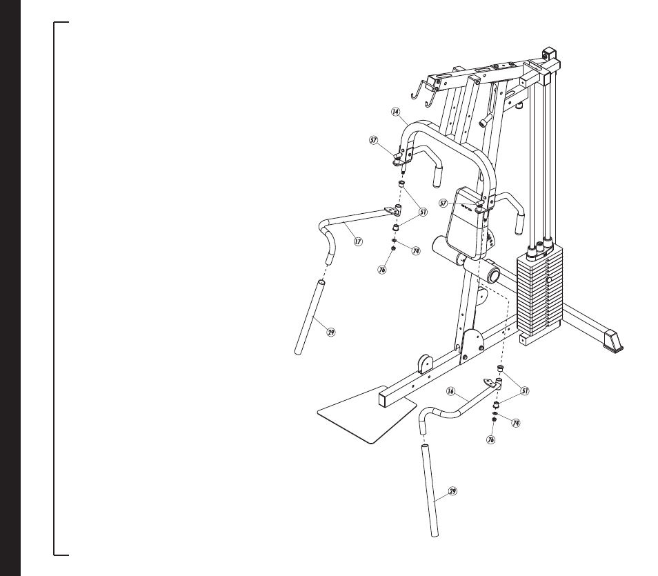 Assembly instructions | Evo Fitness 53553 User Manual | Page 14 / 28