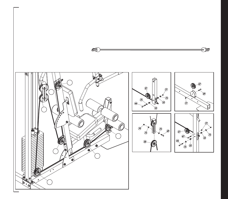 Assembly instructions | Evo Fitness 53553 User Manual | Page 19 / 28